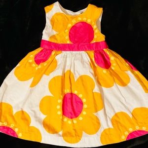 White orange and pink dress from Carter’s
